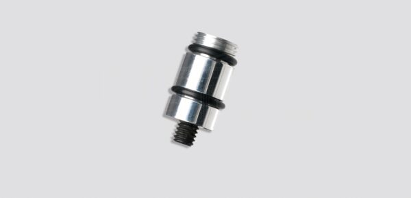 1" Aluminum punch body extension, add to A25MTP to make it 5" long