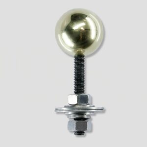 1" Brass ball with 1/4-20 x 1-1/2" stud