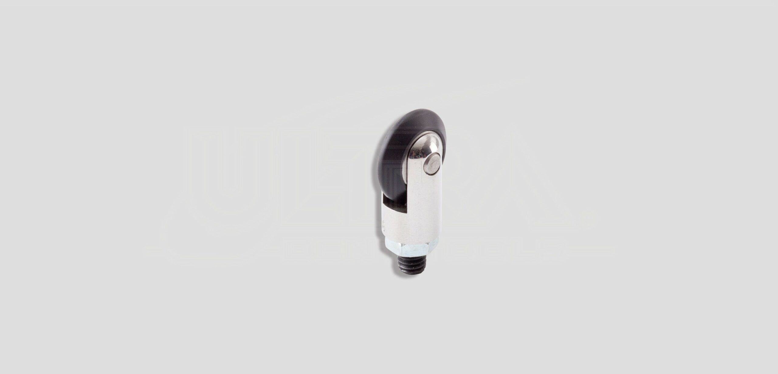 1" Roller Screw-on Tip with HARD SHARP WHEEL BLACK