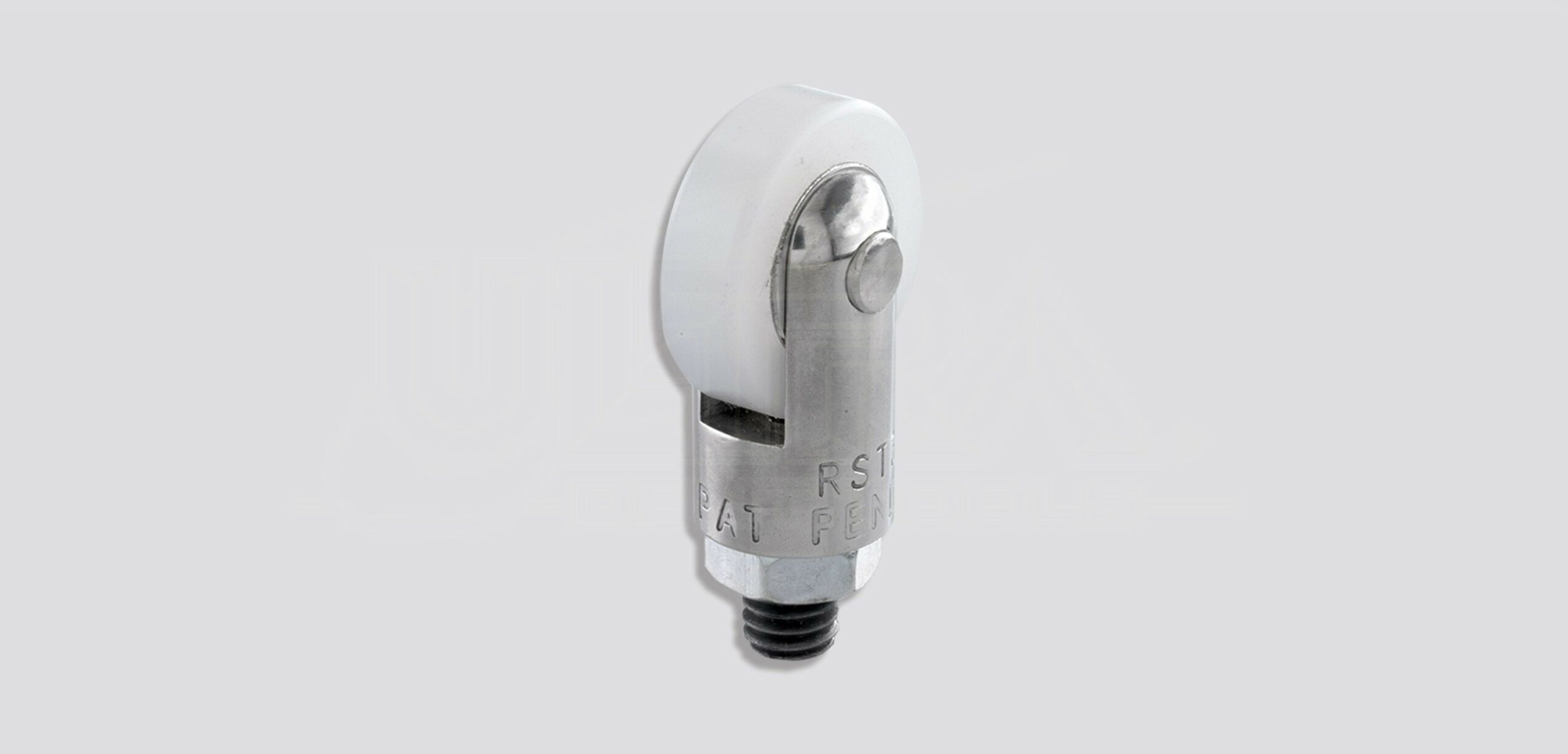 1" Roller Screw-on Tip with SOFT FLAT WHEEL