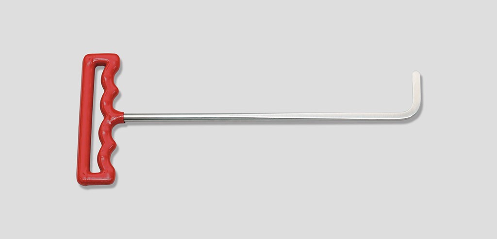10" Inline twist 90 degrees 1-3/8" blade with inline T handle