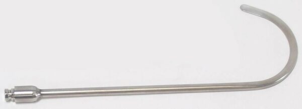 12" Bendable hook 160 degrees 5/16" diameter, 6" knife-edged blade