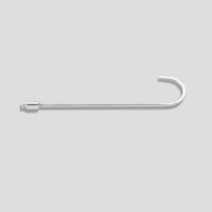 12" Door hook 180 degrees 1/4" diameter, 5" blade