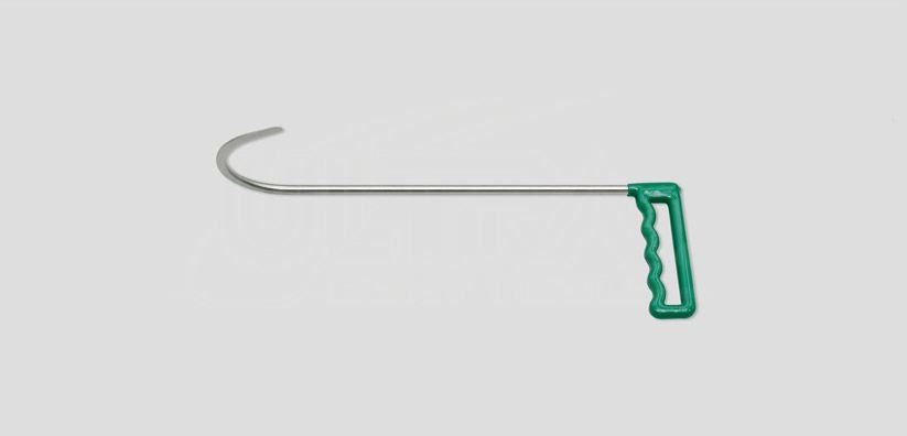 12" Rt Bndble hook 160 degrees
