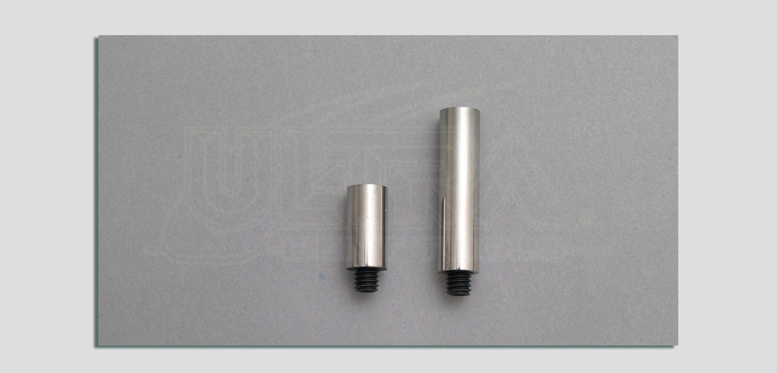 1/2" X 1" and 2" Screw-on extension set