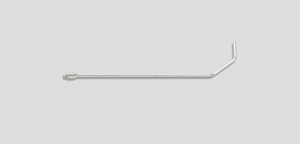 18" Bendable hook 90 degrees 5/16" diameter, 3-1/4" x 2" ball tip