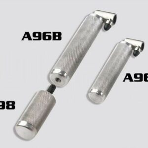 1"x 2-1/4" Knurled alum. handle extension for A96B handle