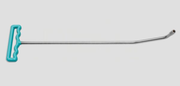 24" Bendable double bend 65 degrees 3/8" diam., 4" x 2-1/4" softip