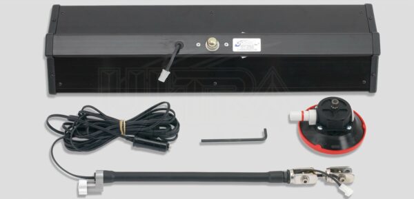 24" 'ULTRA VISION' 3-strip LED light w/flextube & 4.5" suction cup