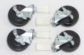 3" Caster wheels to suit light stand - set of 4