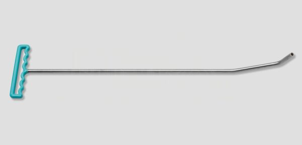 30" Bendable double bend 65 degrees 7/16" diam., 4-3/4" X 2-1/2" softip