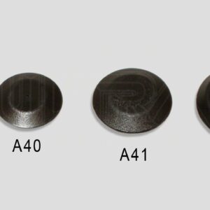 3/4" plug - flush blk. plastic