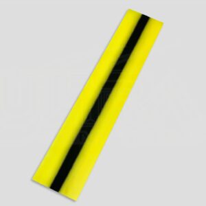 36" A1BAC/DC Yellow w/black fade lens cover - for flourescent lights