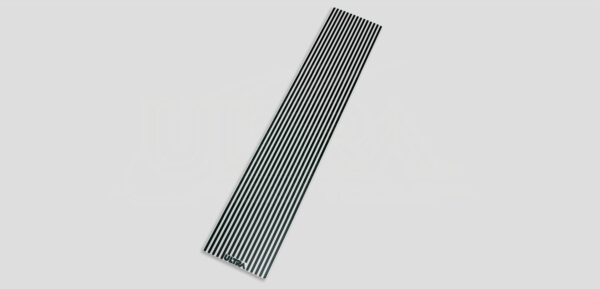 36" A1BAC/DC/LED White & black STRIPED lens cover