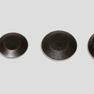3/8" plug - flush blk. plastic