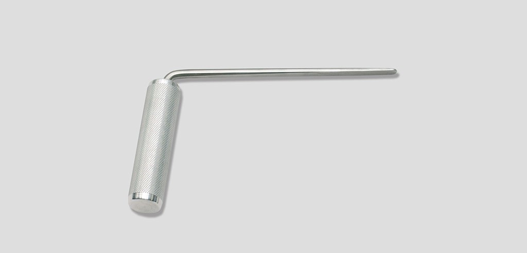 6" Hail pistol 0 degrees 6" blade w/knurled aluminum handle
