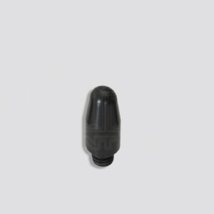 7/16" Hammer tip, black acetal - Round