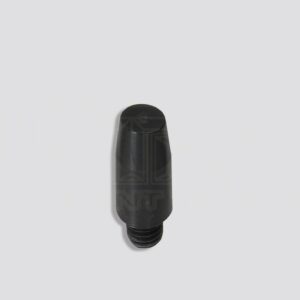 7/16" Hammer tip, black acetal - Small Square
