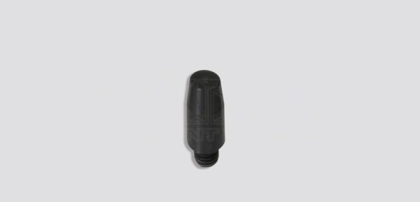 7/16" Hammer tip, black acetal - Small Square