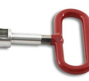 Glue tab pull handle with pull tab head