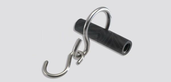 Hail rod hanger w/S-hook