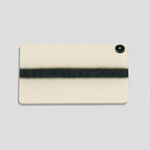 IVORY w/black fade Large reflection board 7.5" x 10" w/3" pump up suction cup