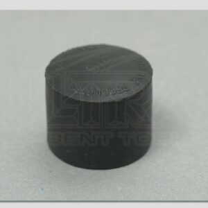 Large black neoprene softip screw-on cap - 3/4", 10-32 thread