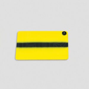 Large reflection board only, 7.5" x 10" White & Yellow w/black fade