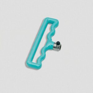 Small Teal Adjustable T- Handle, 5-3/8"