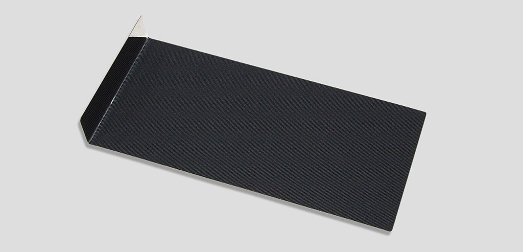 Stainless felted window shield - 9"x18"