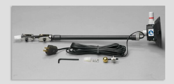 110V detachable 12"-flextube w/swivel mount upgrade from Loc-line, suction cup not incl