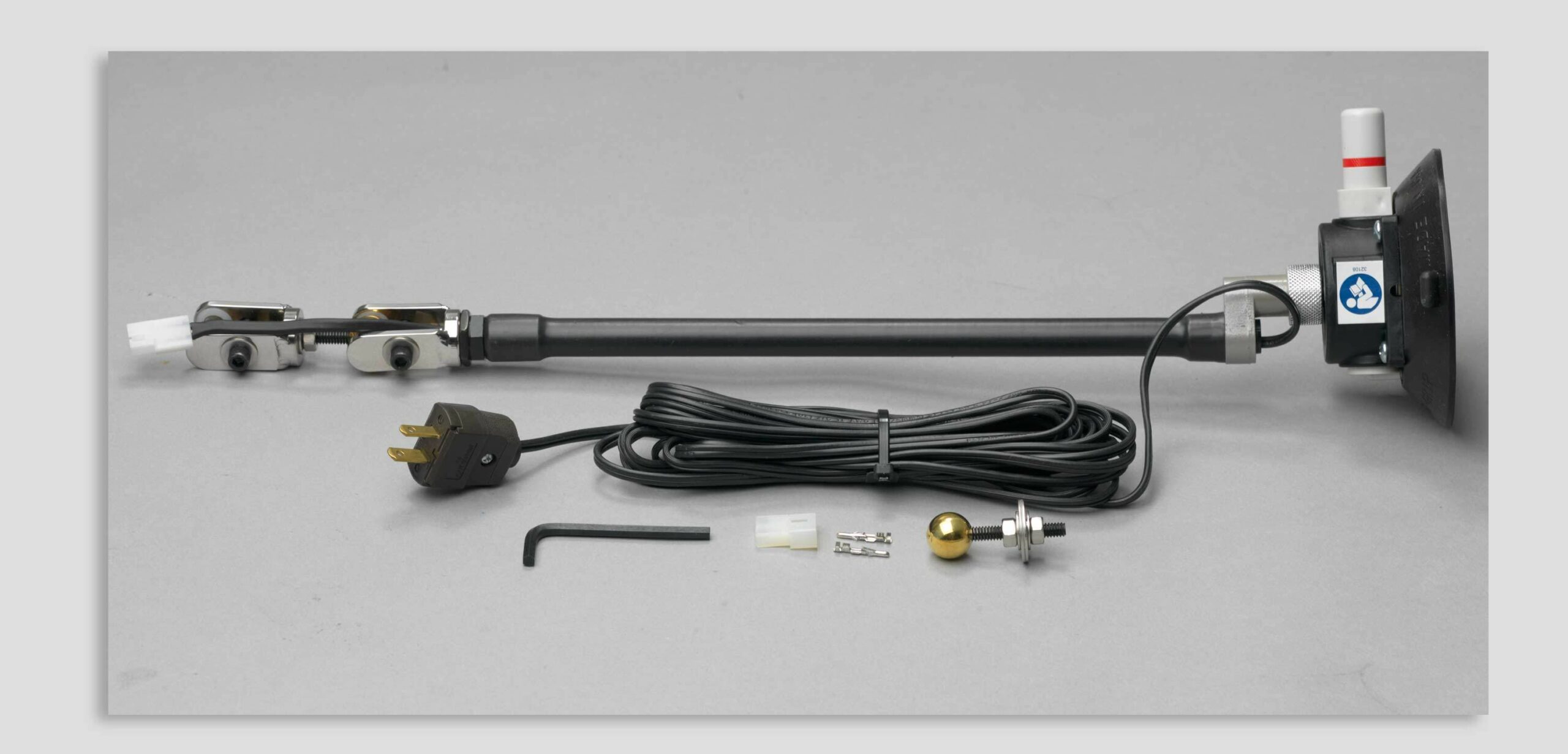 110V detachable 12"-flextube w/swivel mount upgrade from Loc-line, suction cup not incl