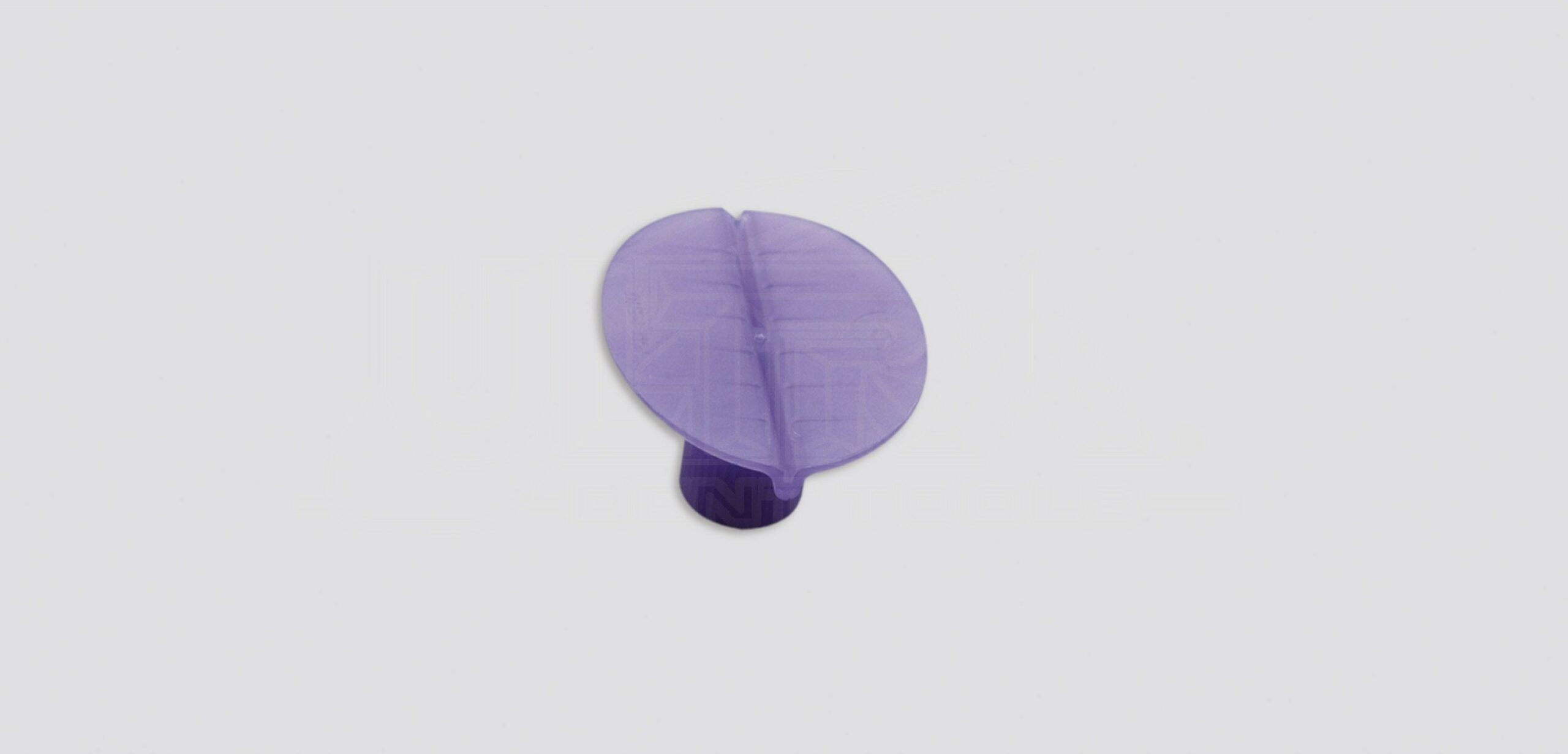 'Wurth' purple Oval pull tab - 1-5/16" x 17/8"